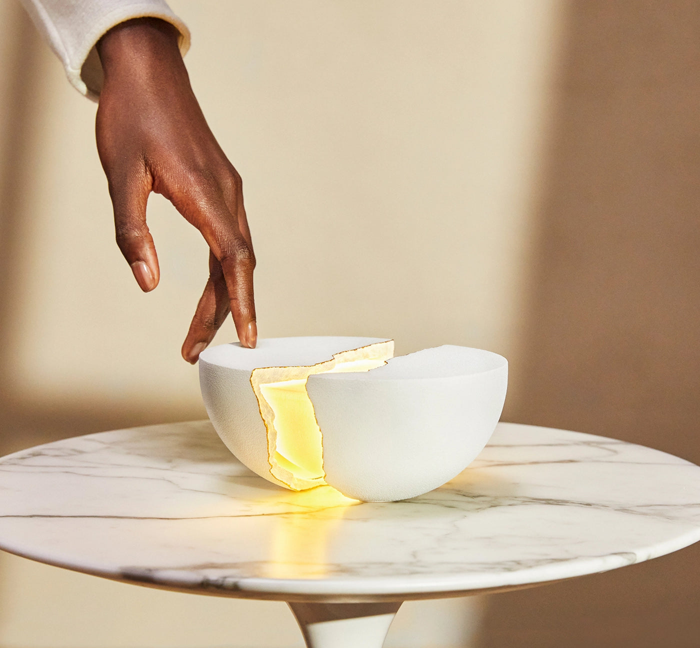 Sculptural Bluetooth speaker & lamp | Teno speaker | Lumio