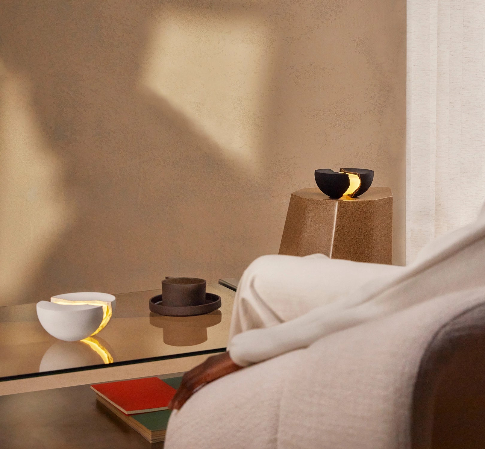 Sculptural Bluetooth speaker & lamp | Teno speaker | Lumio