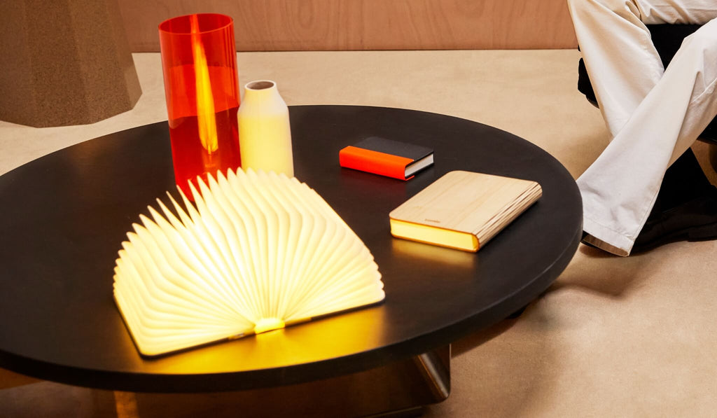 Table with Lumio Lito classic and Lito mini lamps