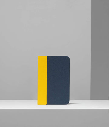 Lumio Lito mini yellow/navy lamp