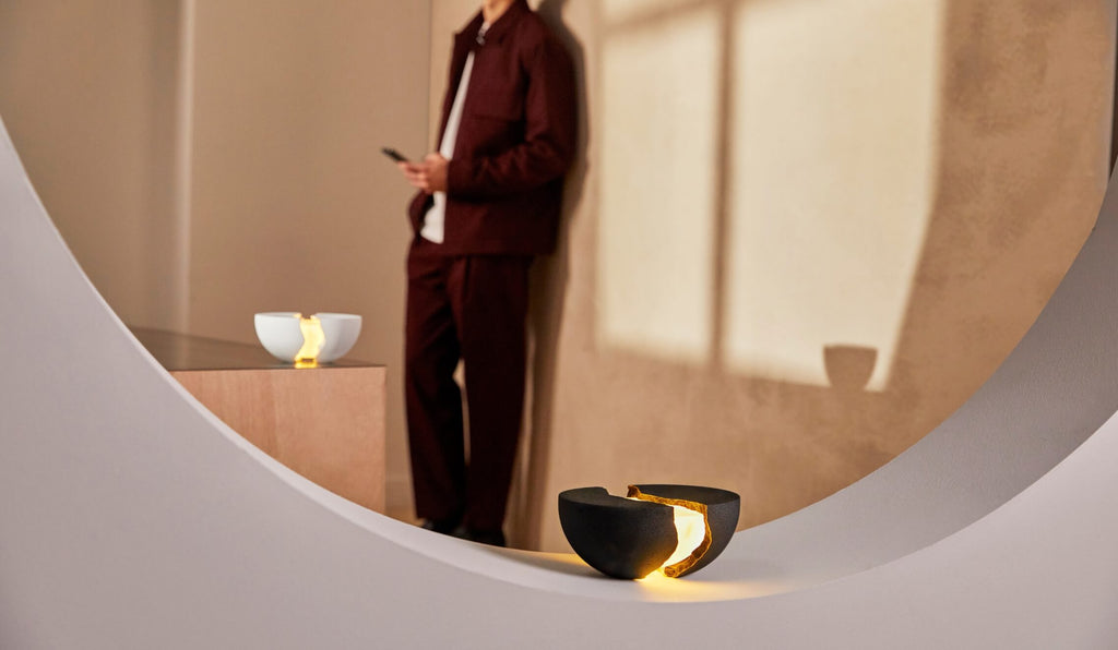 Portable Lumio Teno bluetooth speaker and light
